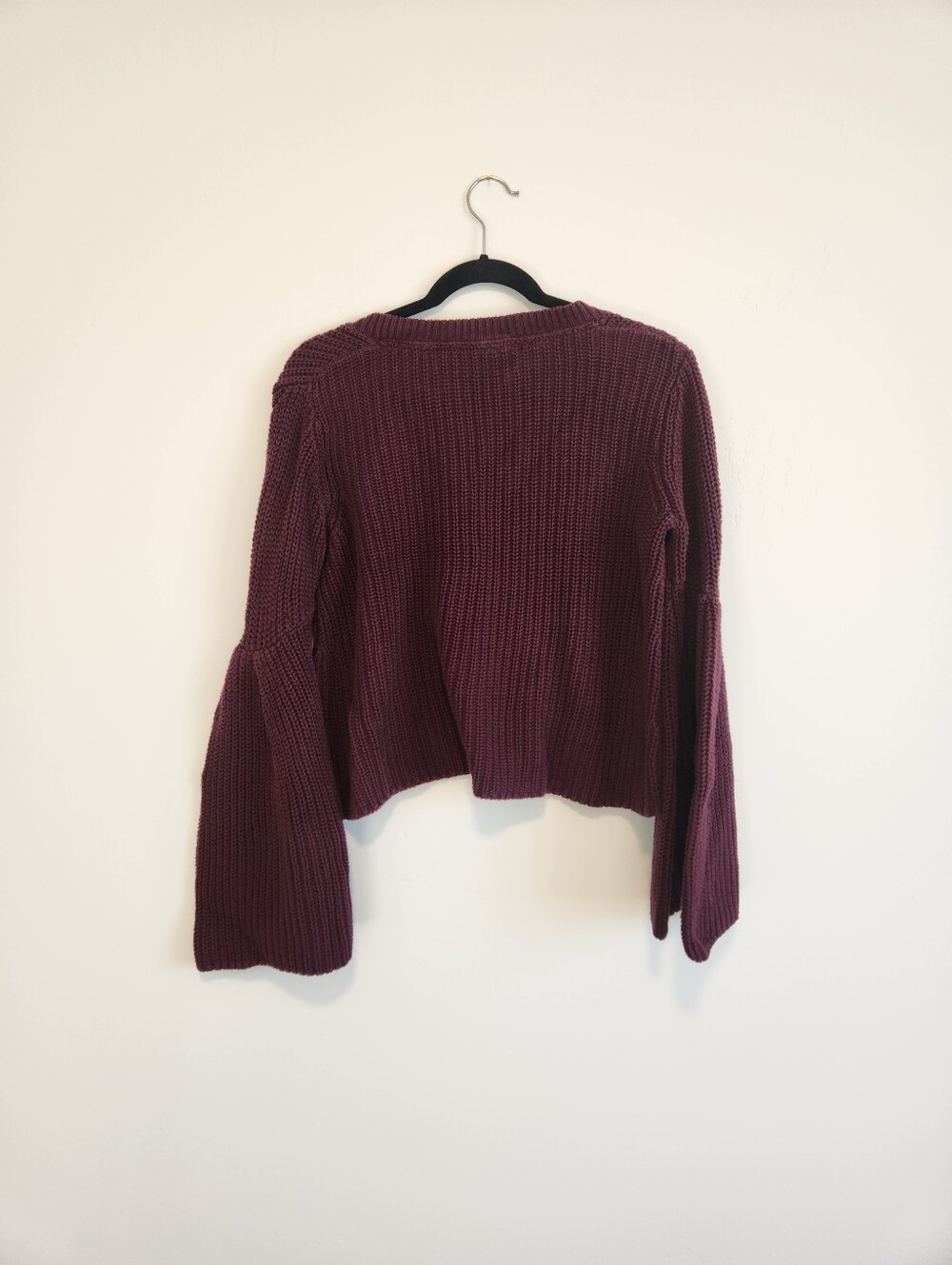 Free People Damsel Sweater Belle Sleeve Size Small - Picture 3 of 8